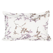 Sparkle 144 TC 100% Cotton White & Purple Single Bedsheet Combo | Set of 2 |