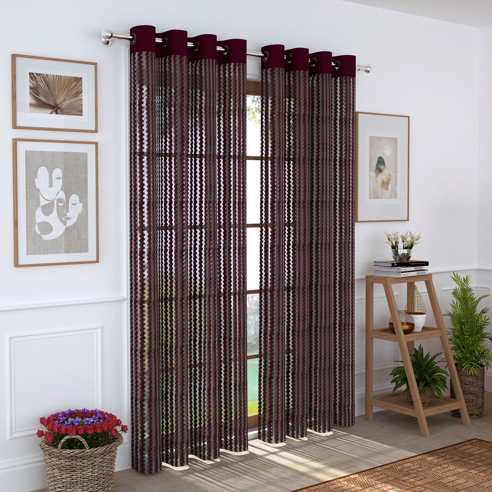 Living Room Purple Beaded Curtains Unique Bead Design Curtain At