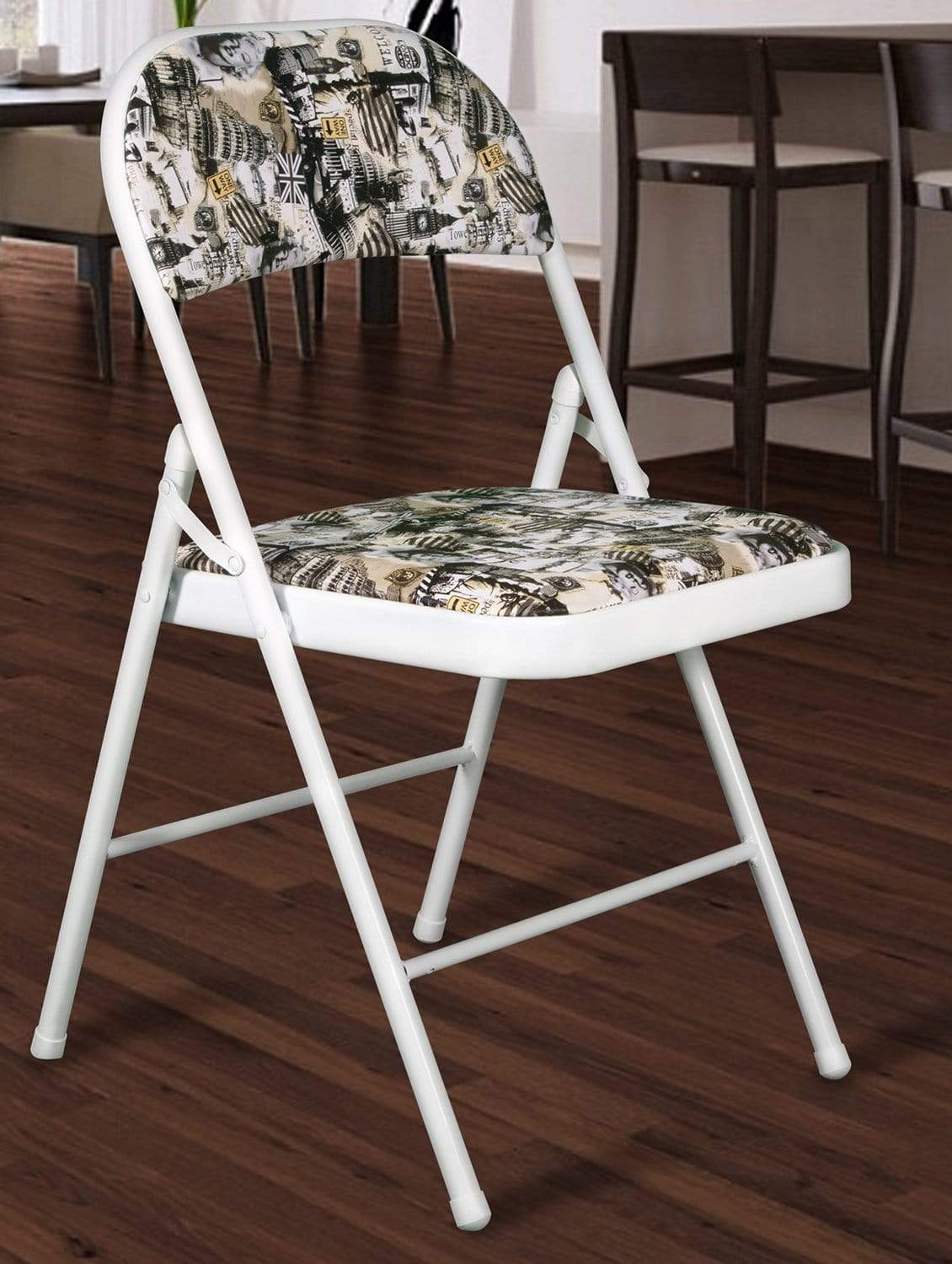 Buy Padded Multicolor Metal Folding Chair Online in India Story@Home