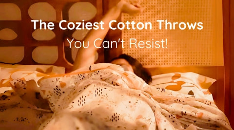 The Coziest Cotton Throws You Can't Resist!