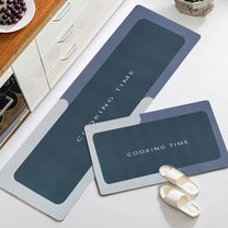 Story@Home Ash Grey Enmore Runner Mat