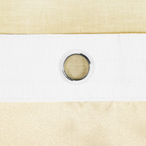 2 Pcs Blackout Serene Duo Cream Solid Window/Door/Semi Long Door/Long Door Curtains