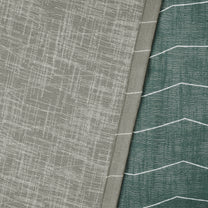 2 Pcs Jade Green & Ivory Sheer Window / Door / Semi Long Door/ Long Door Curtains