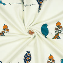 2 Pcs 300GSM Mustard Bohemian Cotton Canvas Curtain Window/Door/Semi Long Door/Long Door Curtains