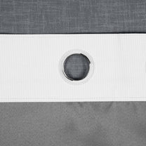 2 Pcs Blackout Serene Duo Grey Solid Window/Door/Semi Long Door/Long Door Curtains