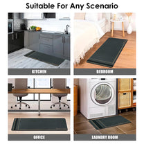 Story@Home Charcoal Grey Enmore Runner Mat