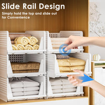 Story@Home White Pack of 6 Foldable Shirt Stacker Box