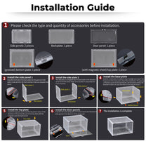 Story@Home Transparent Stackable Sneaker Box For Storing Sneakers Shoes Footwear