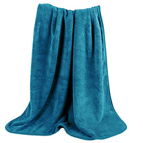 Story@Home 2 Units Microfiber Men Bath Towels - Blue