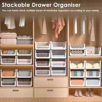 Story@Home White Pack of 4 Foldable Shirt Stacker Box