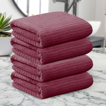 Story@Home 4 Units Microfiber Hand Towels - Pink