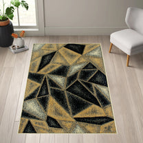 Grey Mosaic Innovia Rug/Carpet with Anti Skid Backing