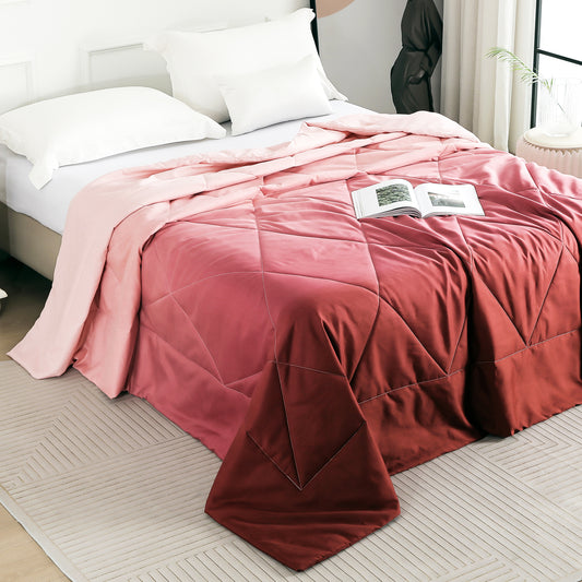 Ombre Microfiber Double Comforter