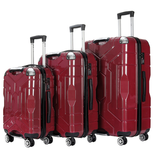 Story@home Burgundy Red Combo Small, Medium and Large Trolley Bag