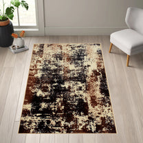 Black Antique Innovia Rug/Carpet with Anti Skid Backing