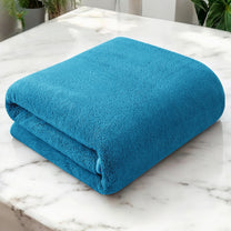 Story@Home 2 Units Microfiber Men Bath Towels - Blue