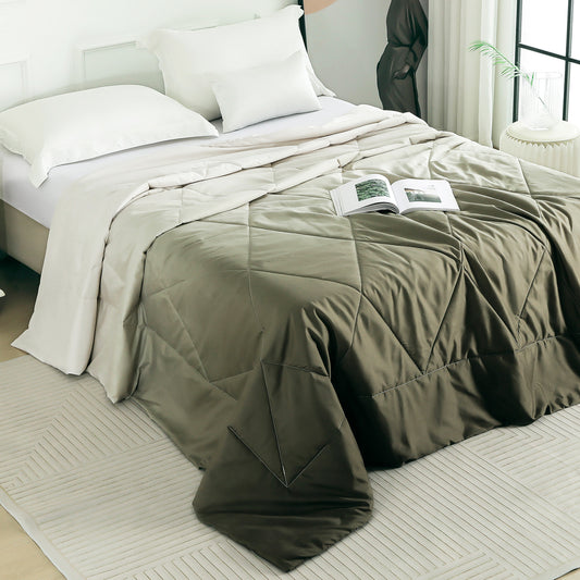 Ombre Microfiber Double Comforter