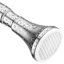 Story@Home Metallic Chrome Extendable Shower Curtain Tension Rod Non-Drilling Anti-Skid Spring Pull Rod