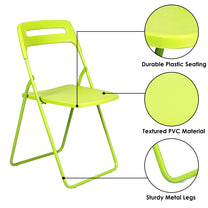 Premium Yellow Plastic Folding Leisure Office & Dining Chair