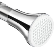 Story@Home Metallic Chrome Extendable Shower Curtain Tension Rod Non-Drilling Anti-Skid Spring Pull Rod