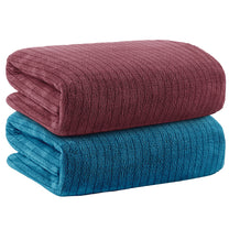 Story@Home Pink & Blue 2 Units Microfiber Bath Towels For Men, Women & Kids