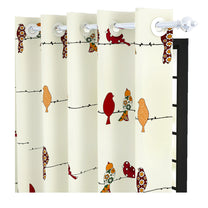 2 Pcs 300GSM Red Bohemian Cotton Canvas Curtain Window/Door/Semi Long Door/Long Door Curtains