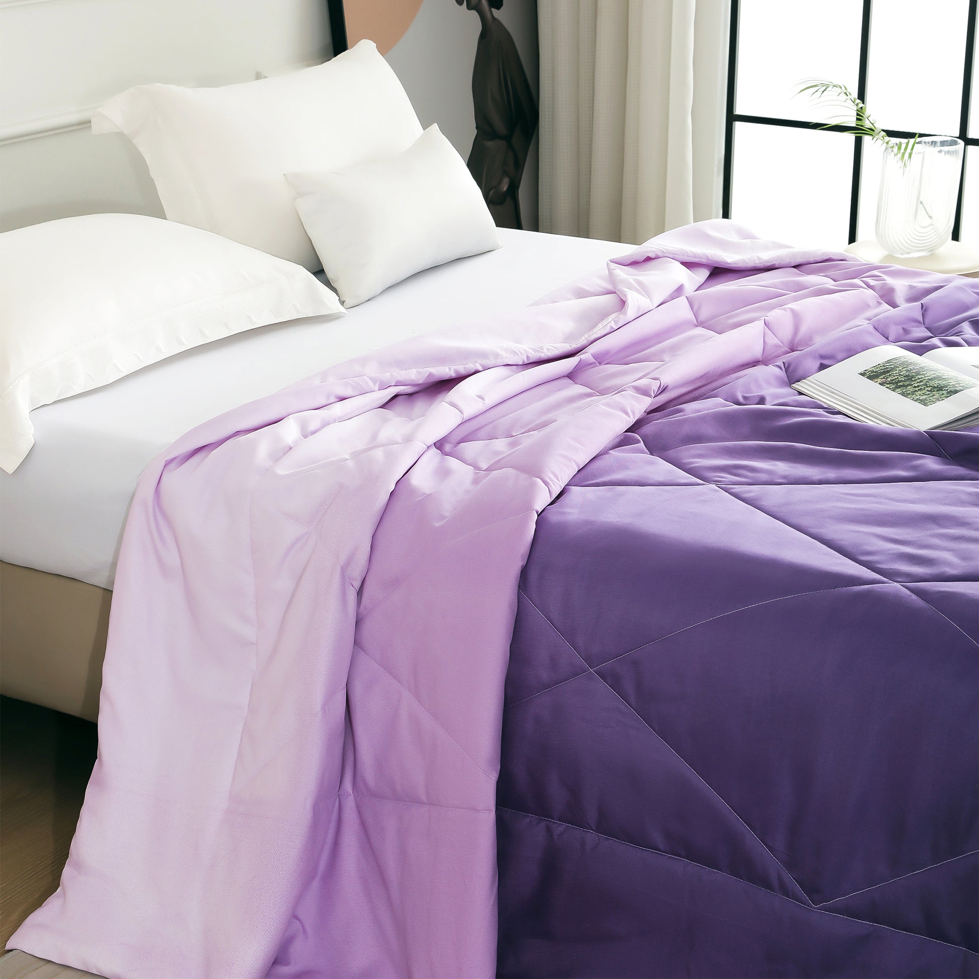 Ombre Microfiber Double Comforter