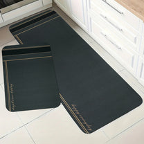 Story@Home Charcoal Grey Enmore Runner Mat