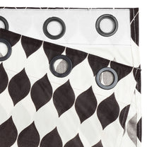 2 Pcs Brown Nature Abstract Polyester Door Curtains