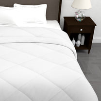 Soft Micro Fiber Double Comforter - White