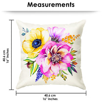 Story@Home Multicolor Floral Polyester 5 Units of Helio Cushion Covers