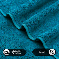 Story@Home 2 Units Microfiber Men Bath Towels - Blue