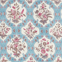 180 GSM Cream Floral  Microfiber Fusion Reversible Double / Single Comforter