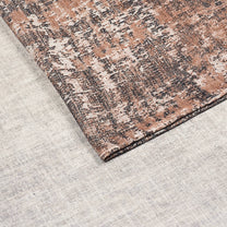 2 Pcs Mud Brown & Ivory Sheer Window / Door / Semi Long Door/ Long Door Curtains