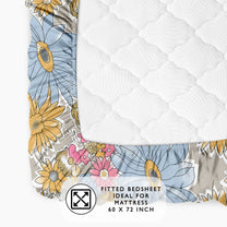 Arena 186 TC Beige Queen Size Fitted Bedsheet With 2 Pillow Cover