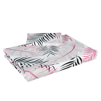 Sparkle 144 TC 100% Cotton Grey & Pink Single Bedsheet Combo | Set of 2 |