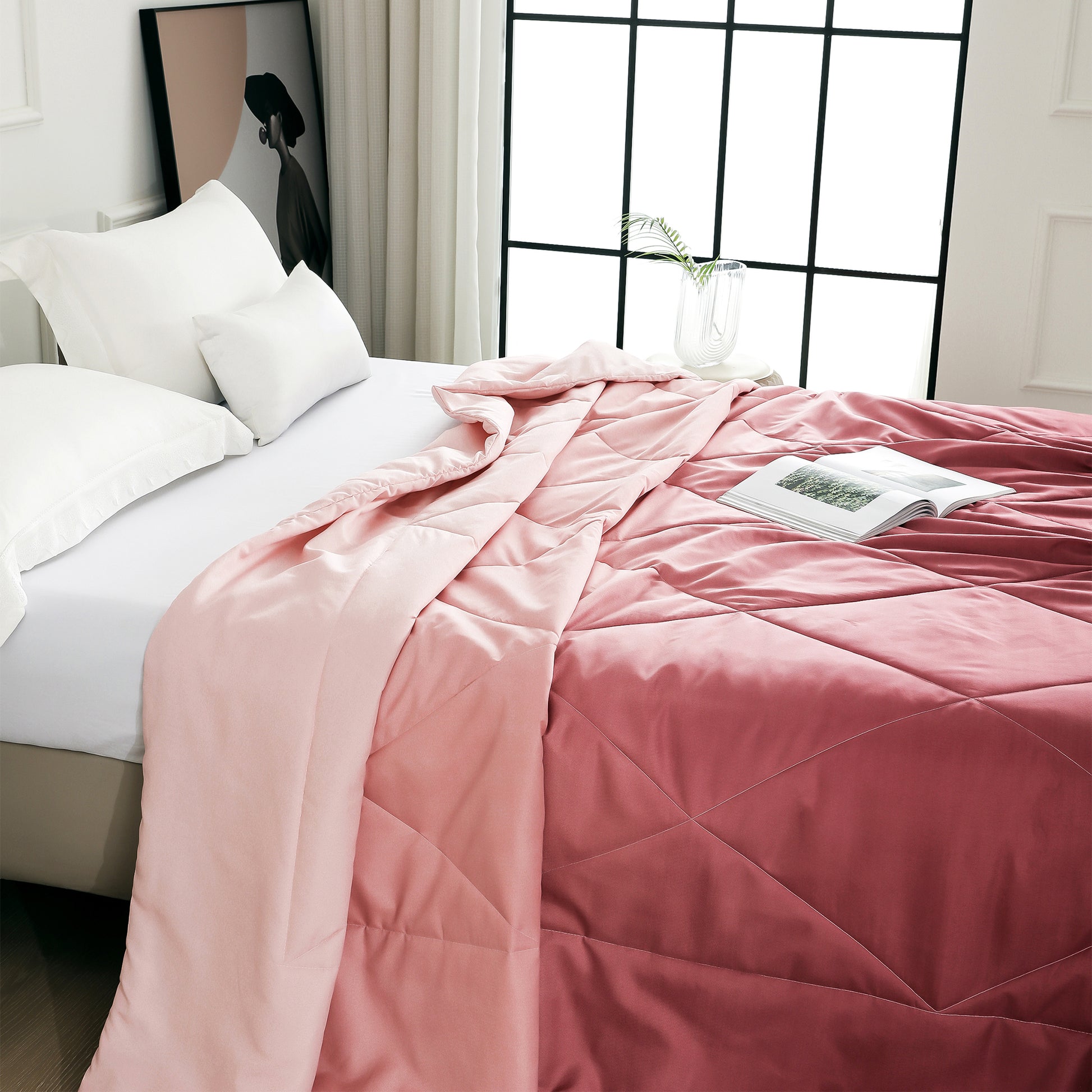 Ombre Microfiber Double Comforter