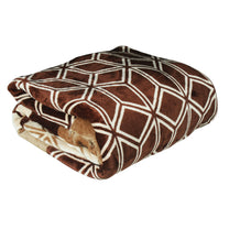 Finley 300 GSM Brown Double Size Blanket