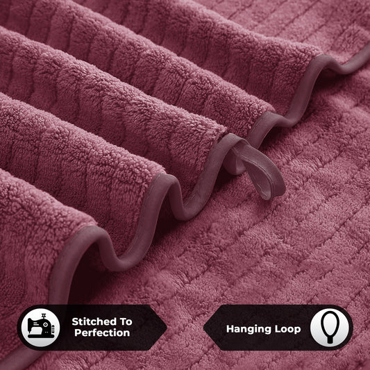 Story@Home 4 Units Microfiber Hand Towels - Pink