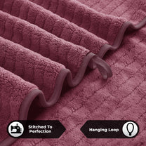 Story@Home 2 Pcs Microfiber Hand Towels - Pink