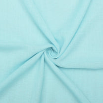 2 Pcs Sky Blue Sheer Transparent Polyester Linen Sheer Window | Door | Long Door Curtains