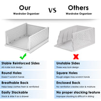 Story@Home White Pack of 4 Foldable Shirt Stacker Box