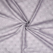 Super Soft Cambric Cotton White & Light Purple Floral Pixel Single Dohar