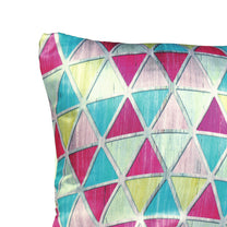 Story@Home Multicolor Geometric Polyester 5 Units of Helio Cushion Covers
