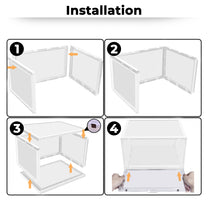 Story@Home Transparent Stackable Sneaker Box For Storing Sneakers Shoes Footwear