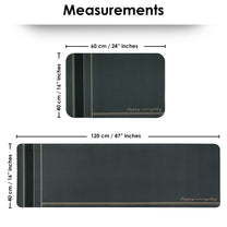 Story@Home Charcoal Grey Enmore Runner Mat
