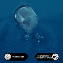 Story@Home Royal Blue Terry 100% Waterproof and Dustproof Premium Single / Double Size Mattress Protector
