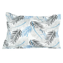Sparkle 144 TC 100% Cotton Grey & Blue Single Bedsheet Combo | Set of 2 |