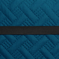 Sofa Throw Cover With Solid Pattern In Navy Blue For 1 | 2 | 3 | 4 Seater From Story@Home