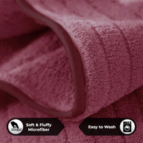 Story@Home 2 Pcs Microfiber Hand Towels - Pink